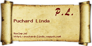 Puchard Linda névjegykártya